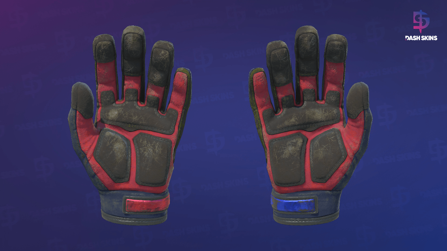 ★ Specialist Gloves | Marble Fade (Well-Worn) - Backside Screenshot