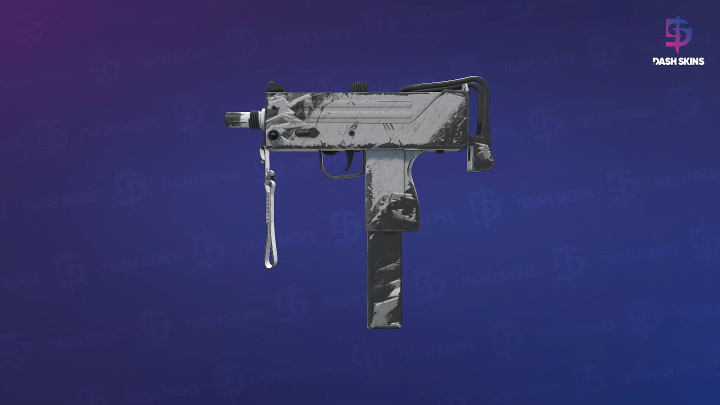 MAC-10 | Snow Splash (Field-Tested) - Frontside Screenshot