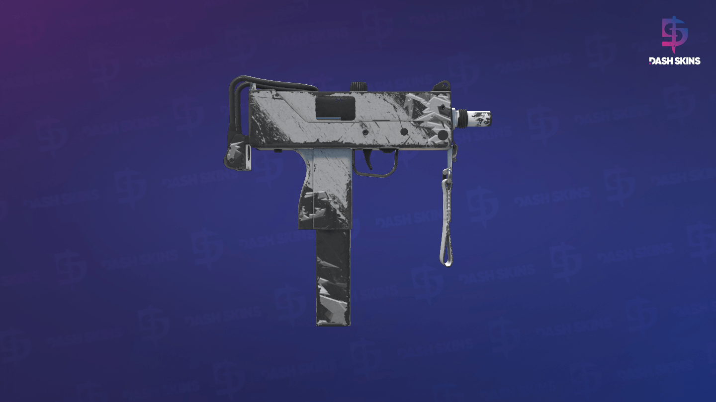 MAC-10 | Snow Splash (Field-Tested) - Backside Screenshot