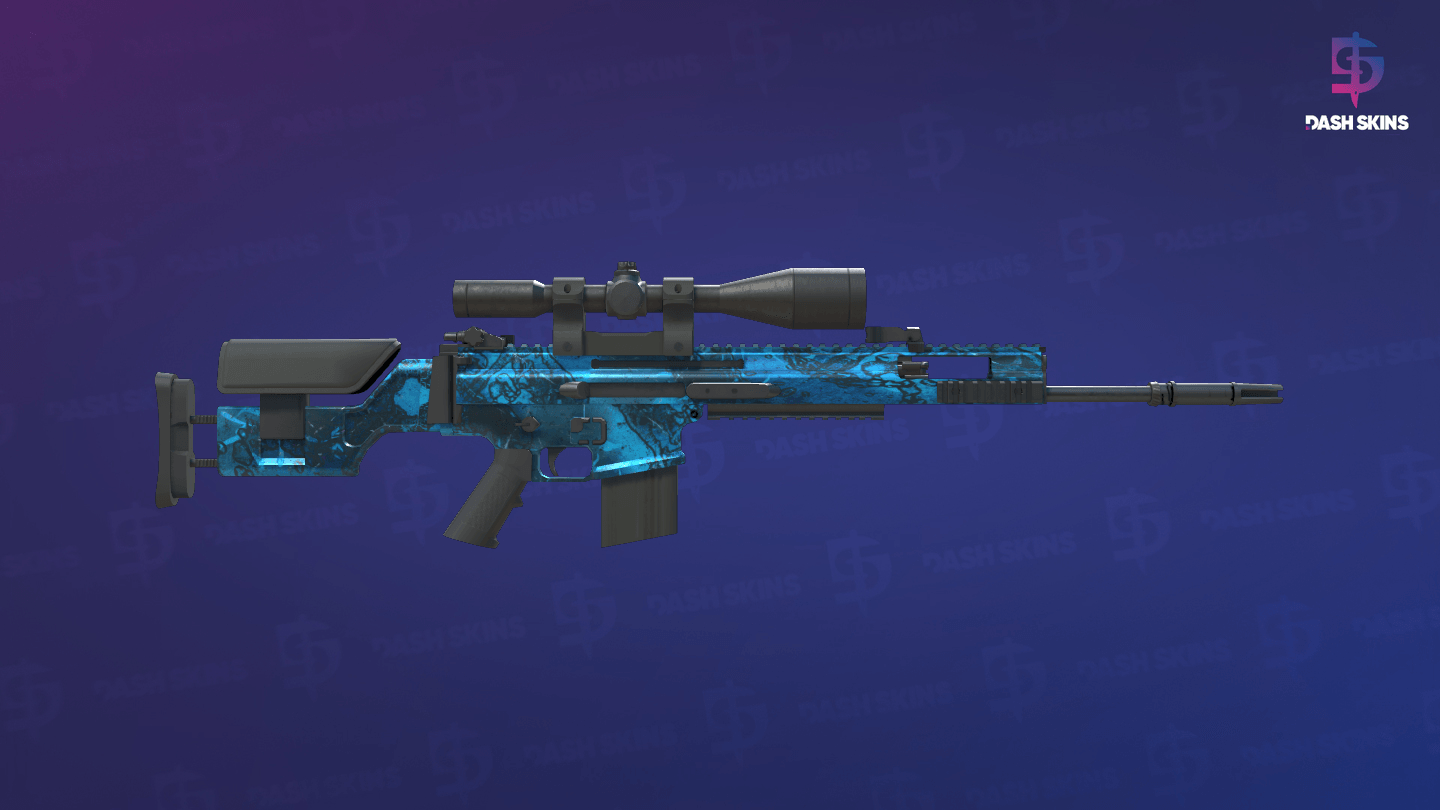 SCAR-20 | Grotto (Field-Tested) - Backside Screenshot