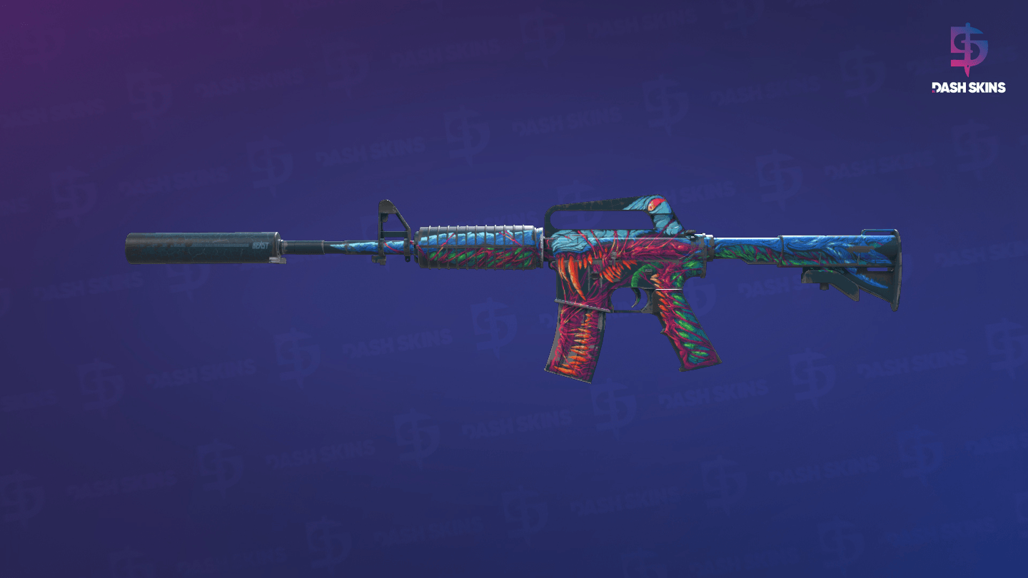 M4A1-S | Hyper Beast (Well-Worn) - Frontside Screenshot