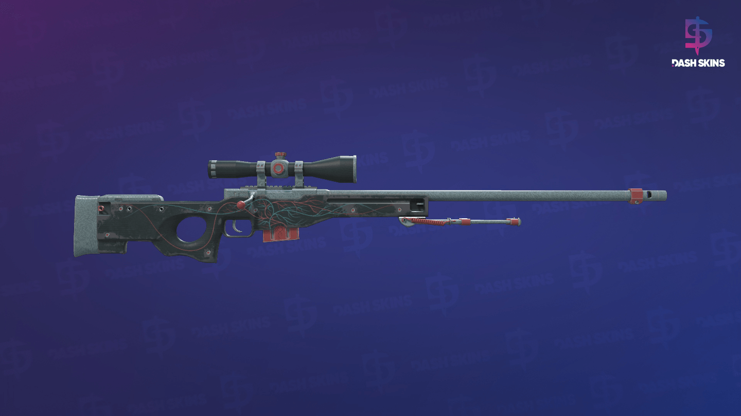 AWP | Capillary (Field-Tested) - Backside Screenshot