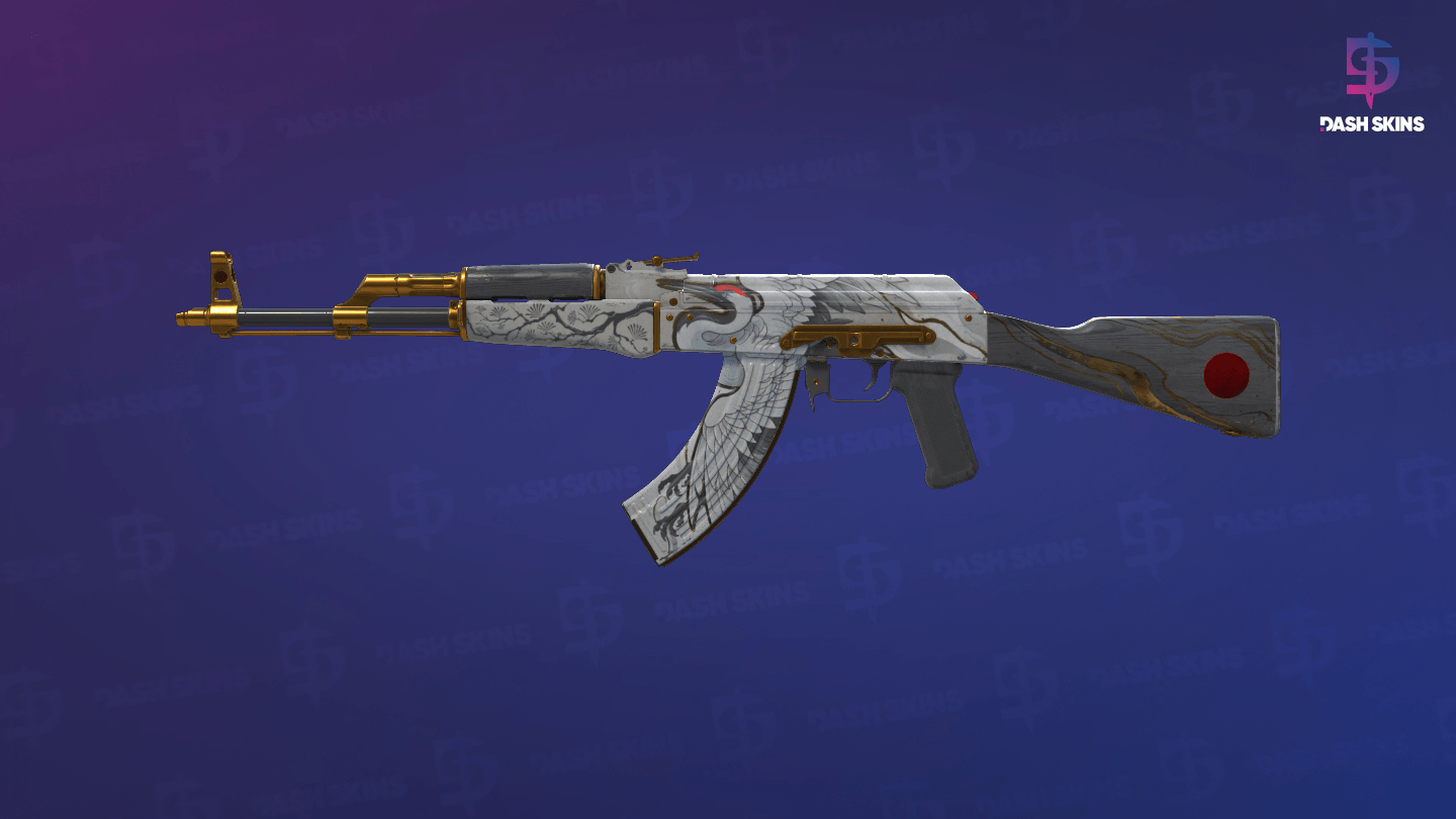 AK-47 | Crane Flight (Field-Tested) - Frontside Screenshot