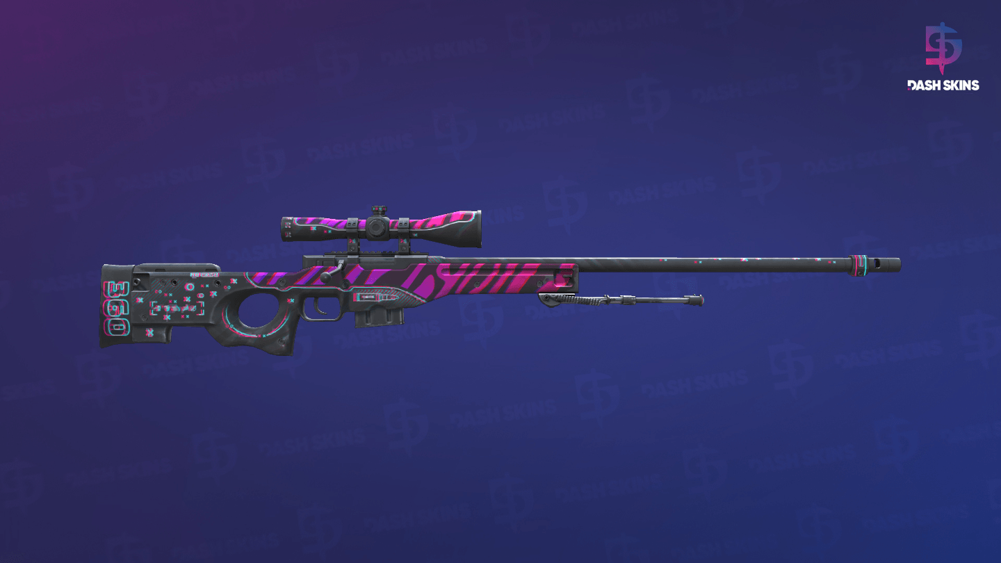 AWP | Chromatic Aberration (Field-Tested) - Backside Screenshot