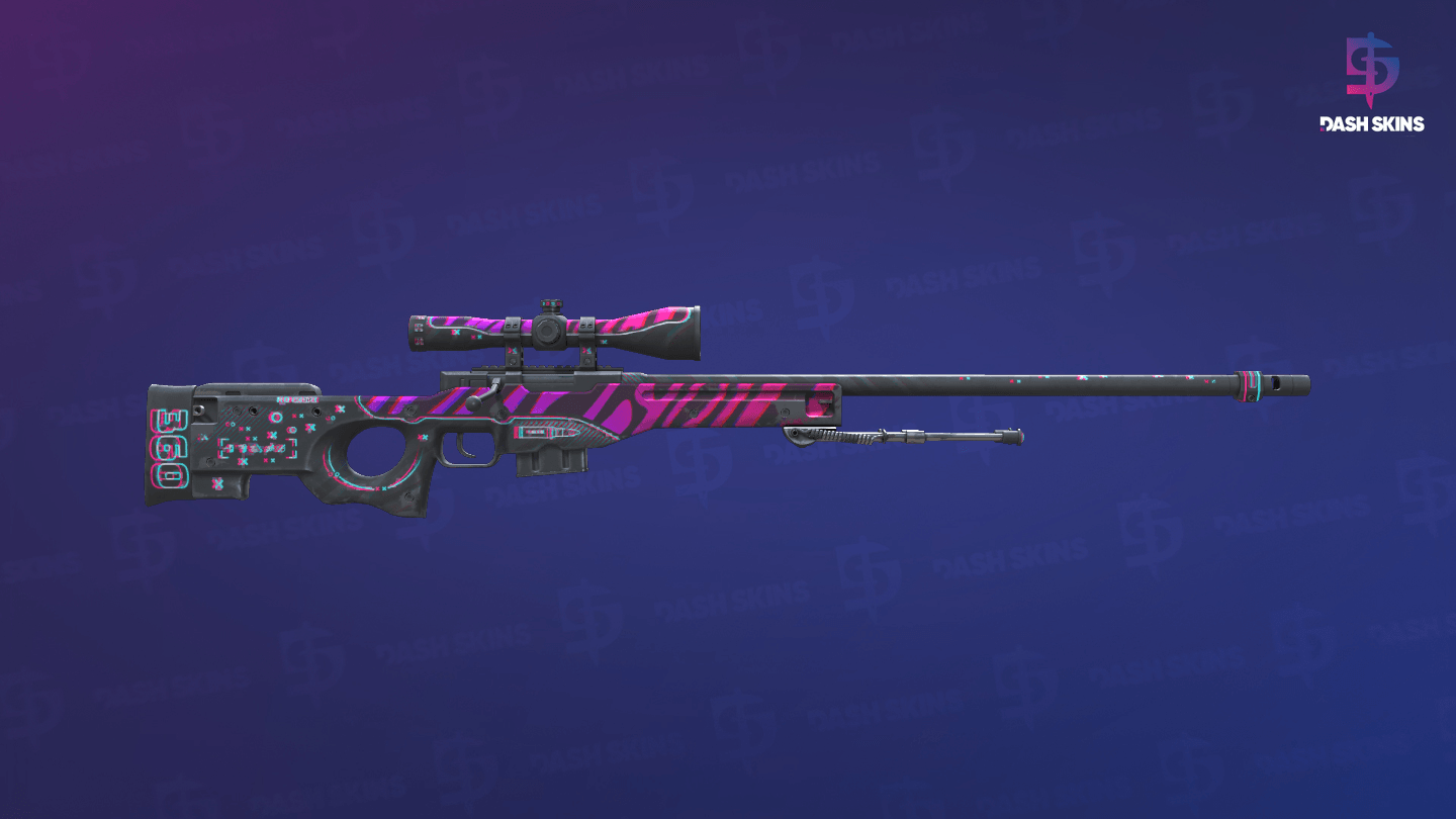 AWP | Chromatic Aberration (Field-Tested) - Backside Screenshot