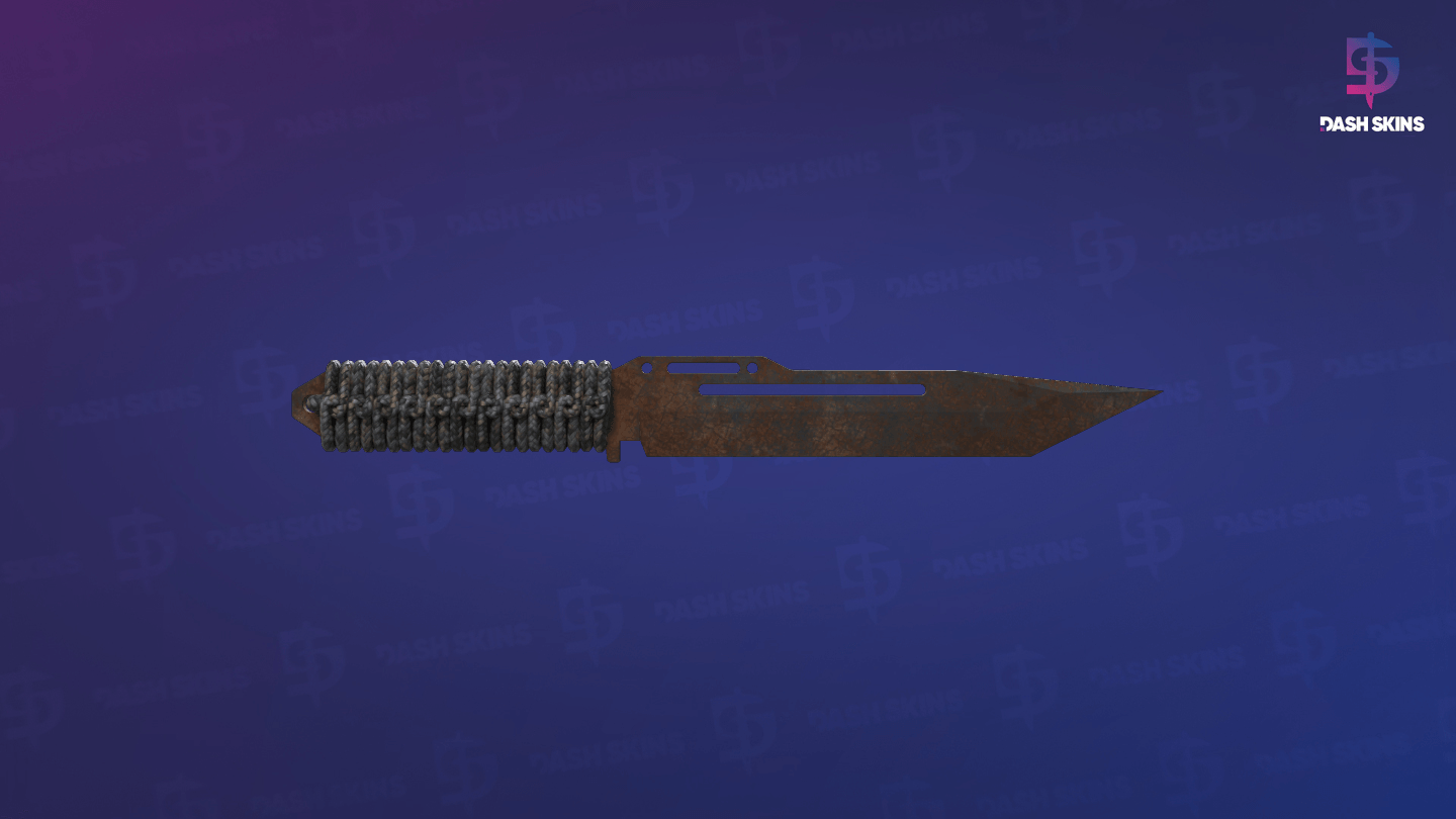 ★ Paracord Knife | Rust Coat (Battle-Scarred) - Frontside Screenshot