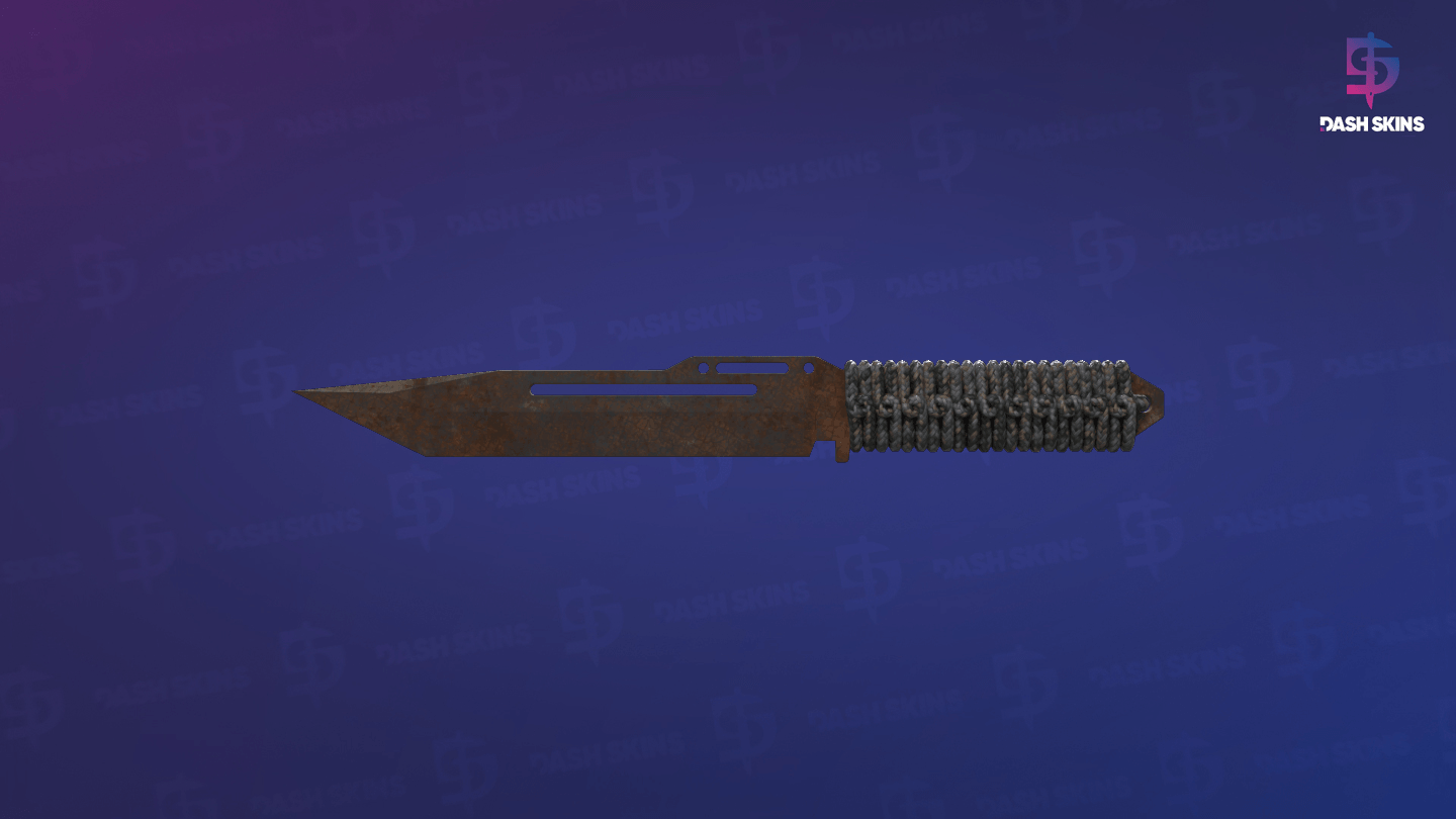★ Paracord Knife | Rust Coat (Battle-Scarred) - Backside Screenshot