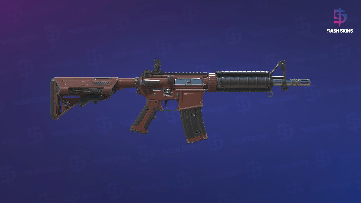 M4A4 | Turbine (Well-Worn) - Backside Screenshot