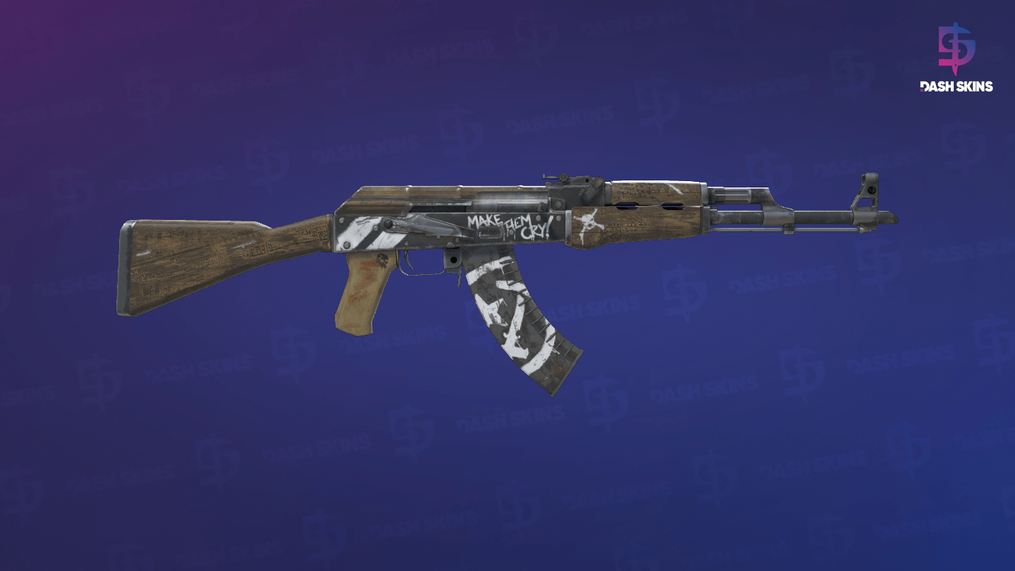 AK-47 | Wasteland Rebel (Field-Tested) - Backside Screenshot