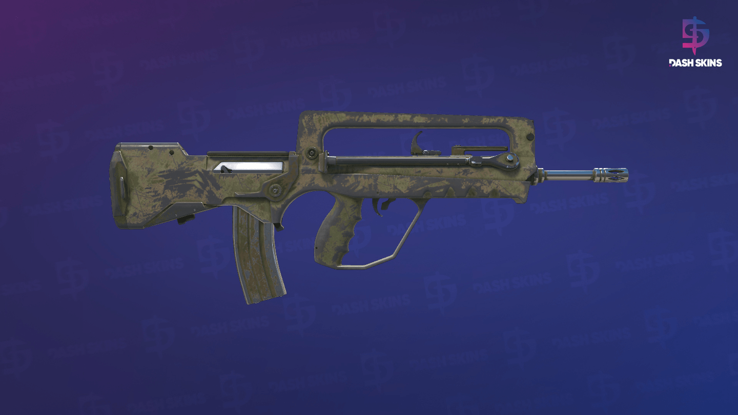 FAMAS | Palm (Battle-Scarred) - Backside Screenshot