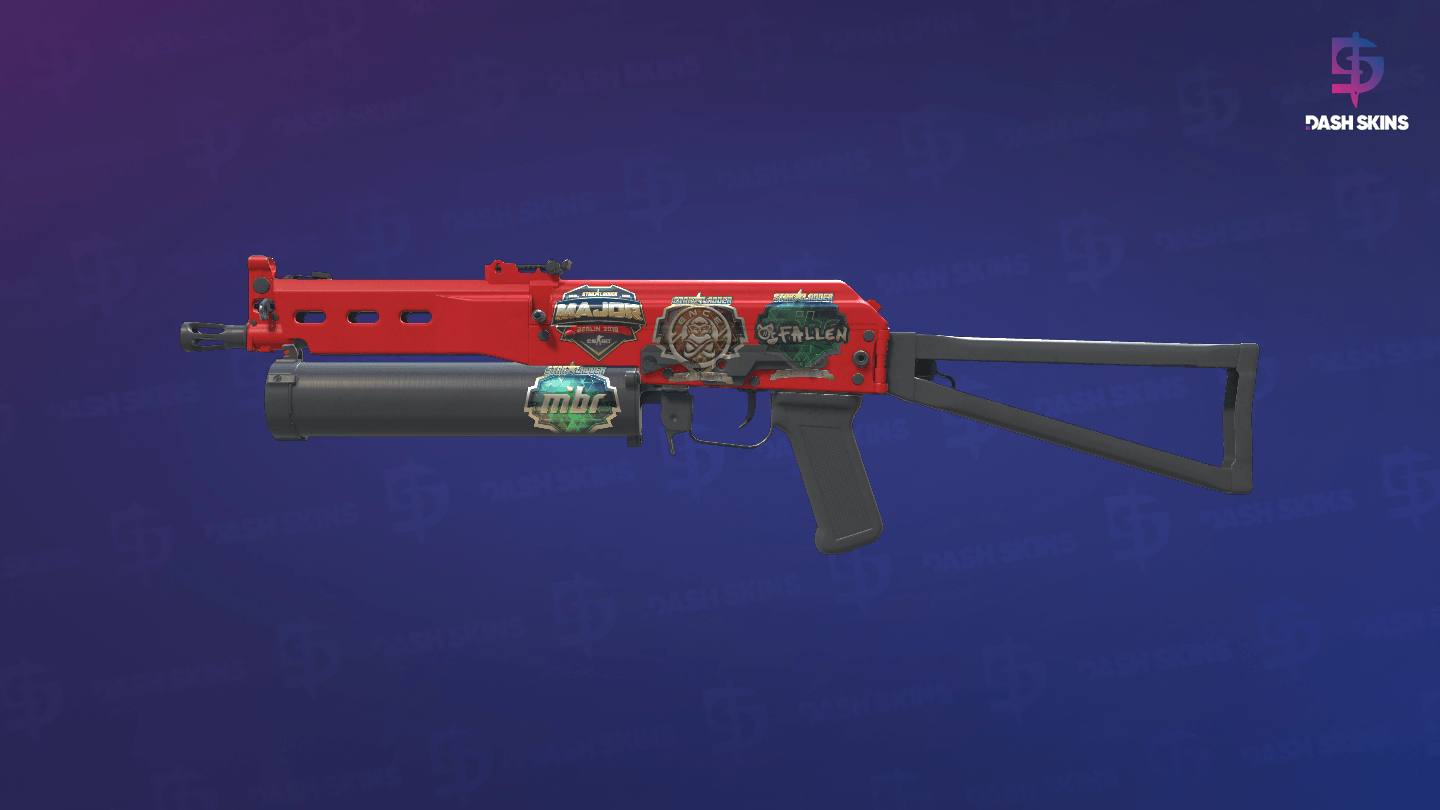 Souvenir PP-Bizon | Candy Apple (Minimal Wear) - Frontside Screenshot