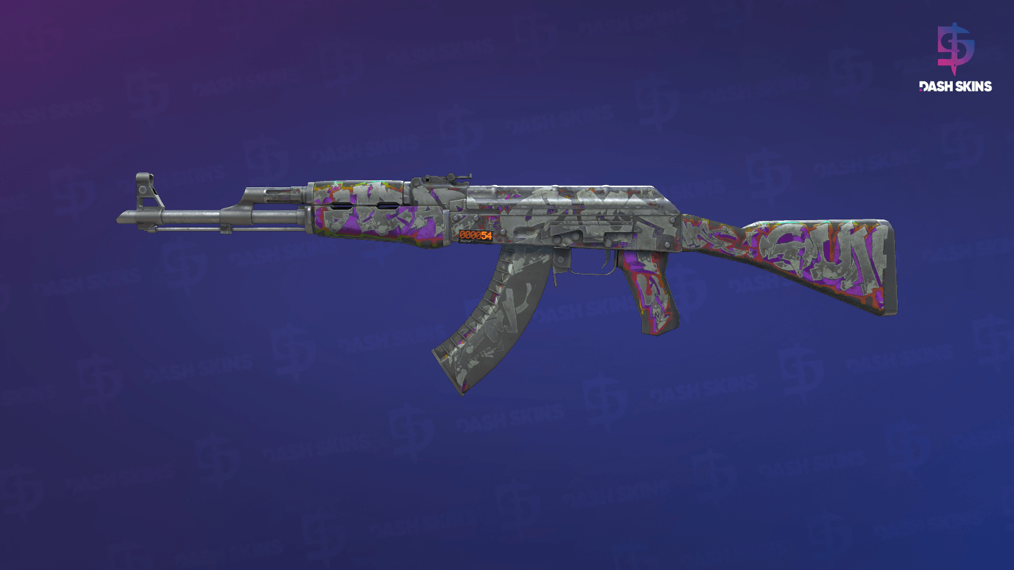 StatTrak™ AK-47 | Head Shot (Battle-Scarred) - Frontside Screenshot