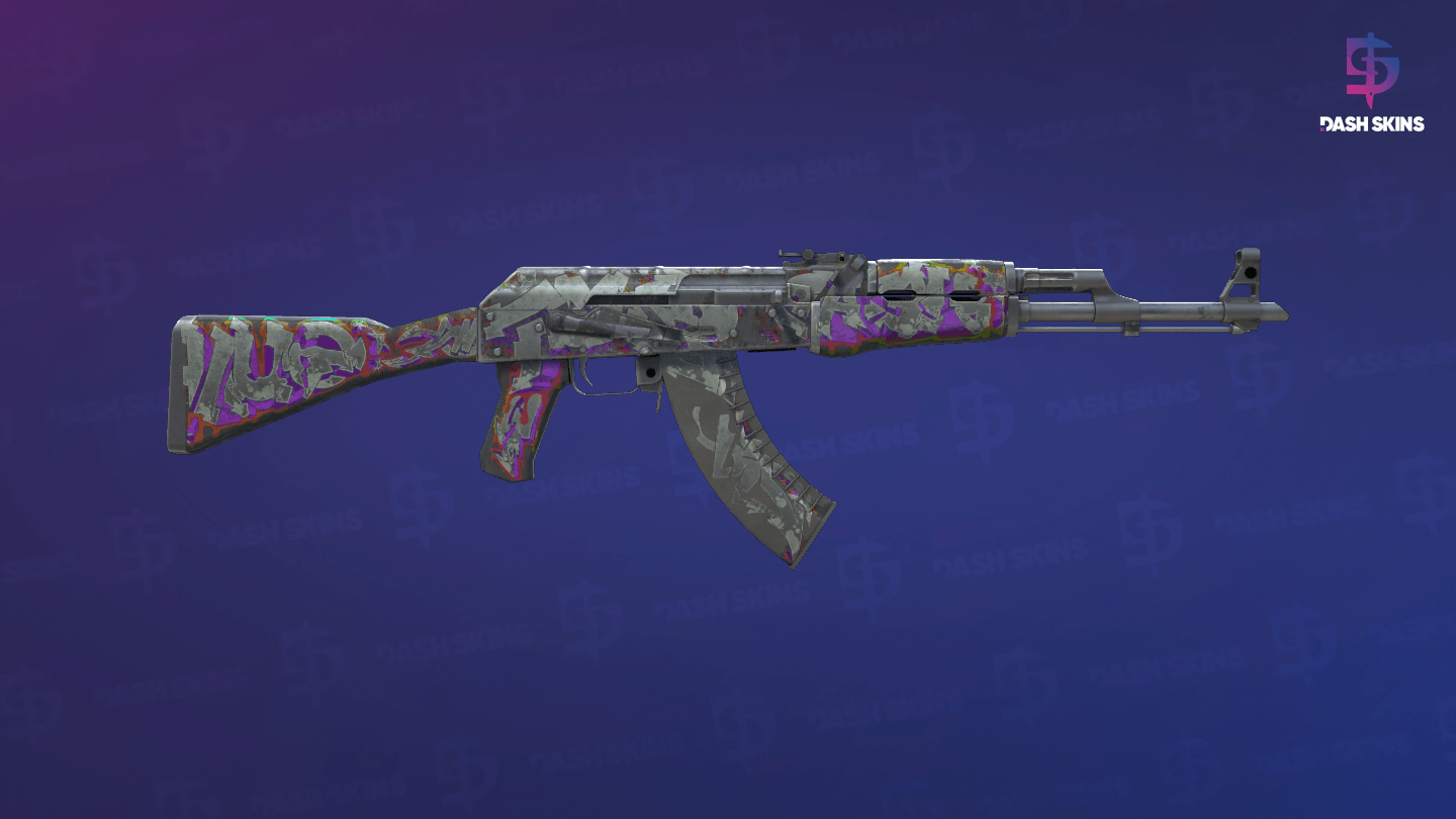 StatTrak™ AK-47 | Head Shot (Battle-Scarred) - Backside Screenshot