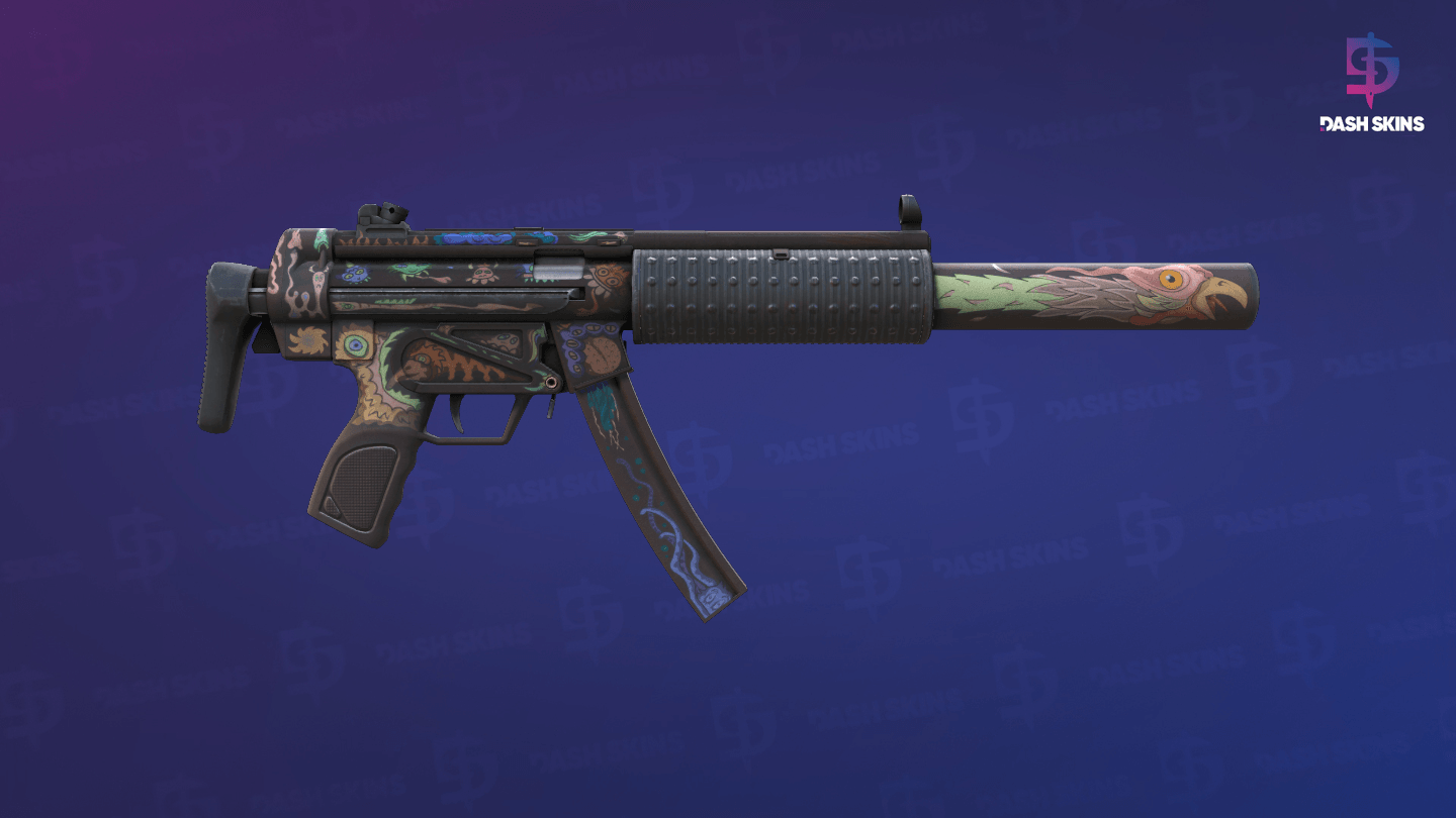 MP5-SD | Necro Jr. (Well-Worn) - Backside Screenshot