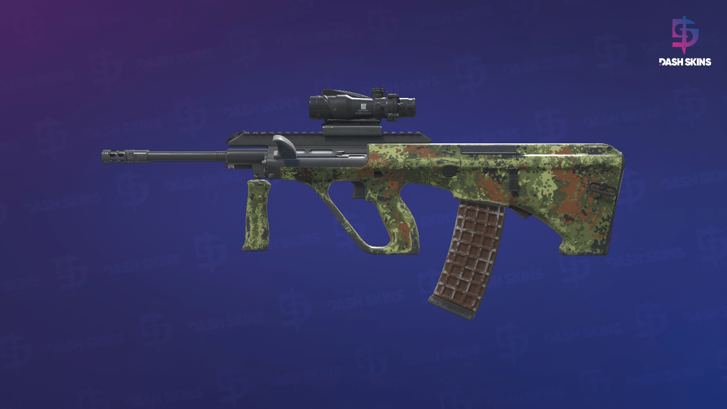 AUG | Commando Company (Field-Tested) - Frontside Screenshot
