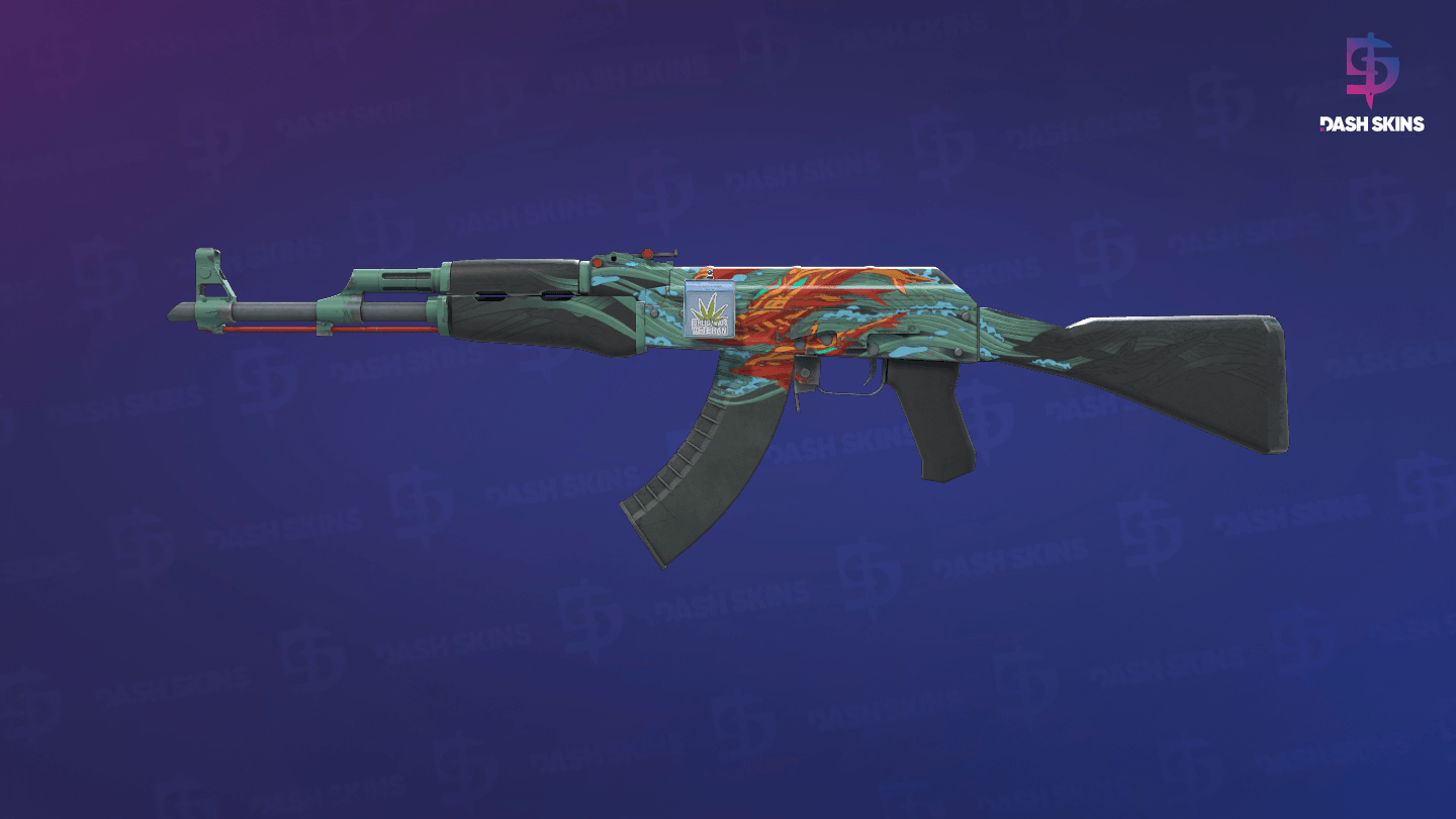 AK-47 | Aquamarine Revenge (Field-Tested) - Frontside Screenshot