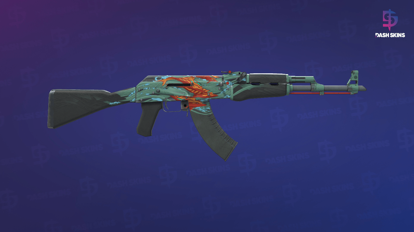AK-47 | Aquamarine Revenge (Field-Tested) - Backside Screenshot