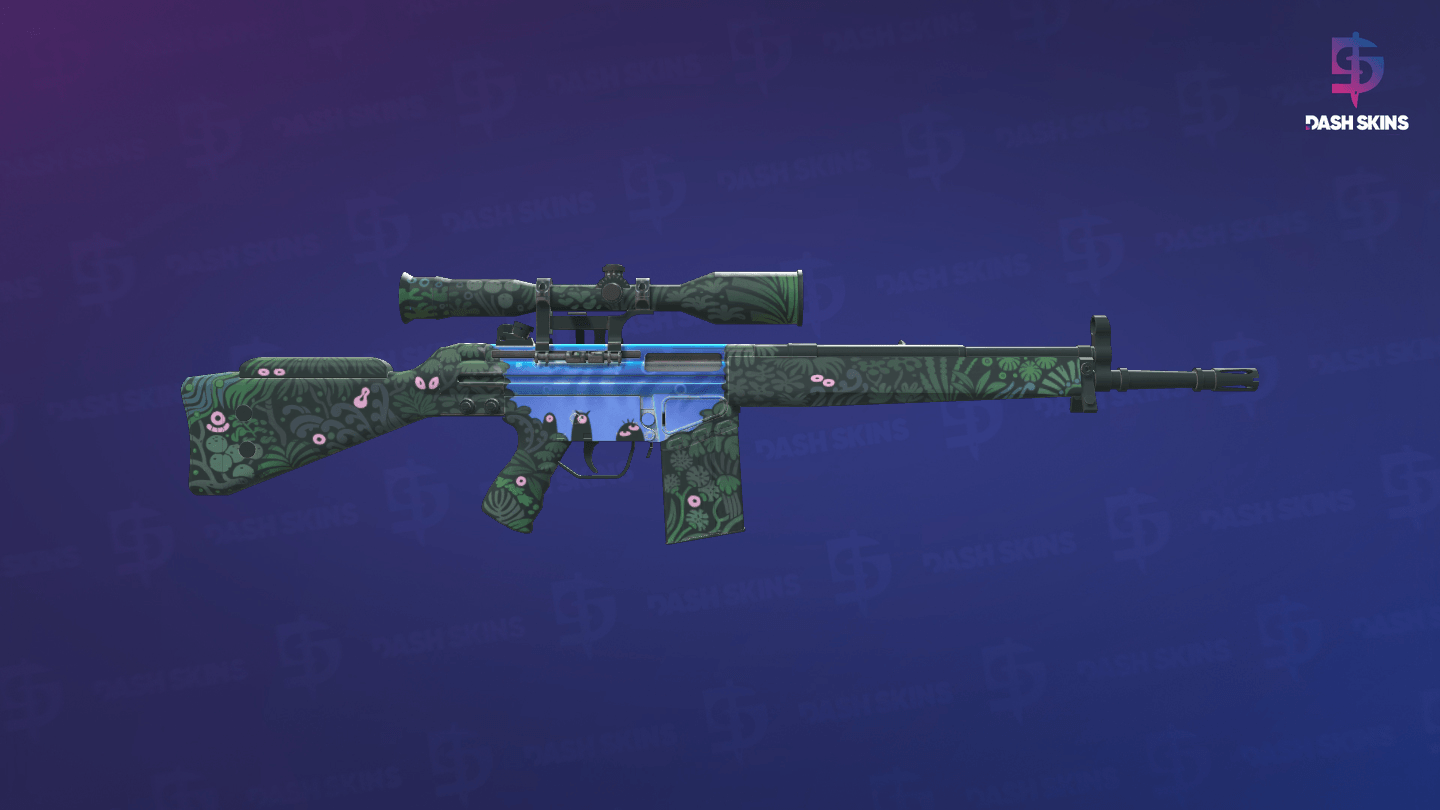 G3SG1 | Dream Glade (Minimal Wear) - Backside Screenshot