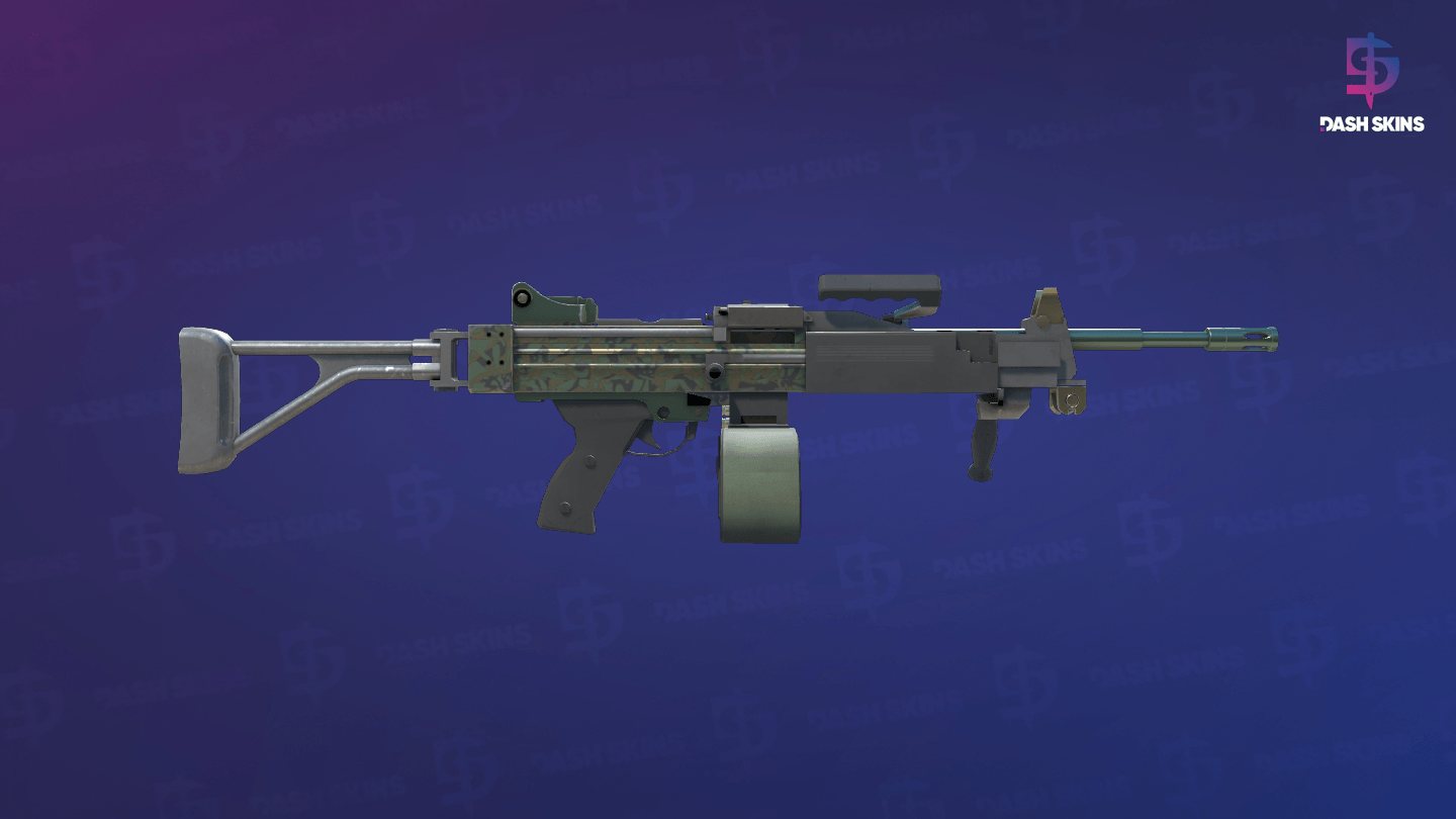 Negev | Army Sheen (Factory New) - Backside Screenshot