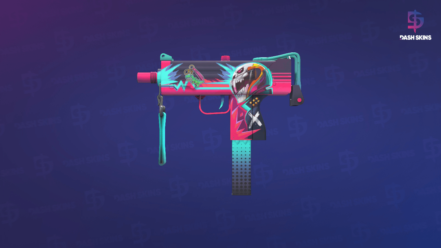 MAC-10 | Neon Rider (Minimal Wear) - Frontside Screenshot
