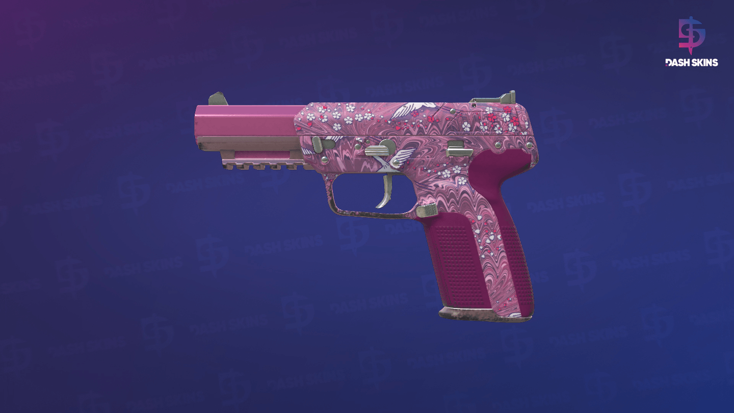 Five-SeveN | Fraise Crane (Minimal Wear) - Frontside Screenshot