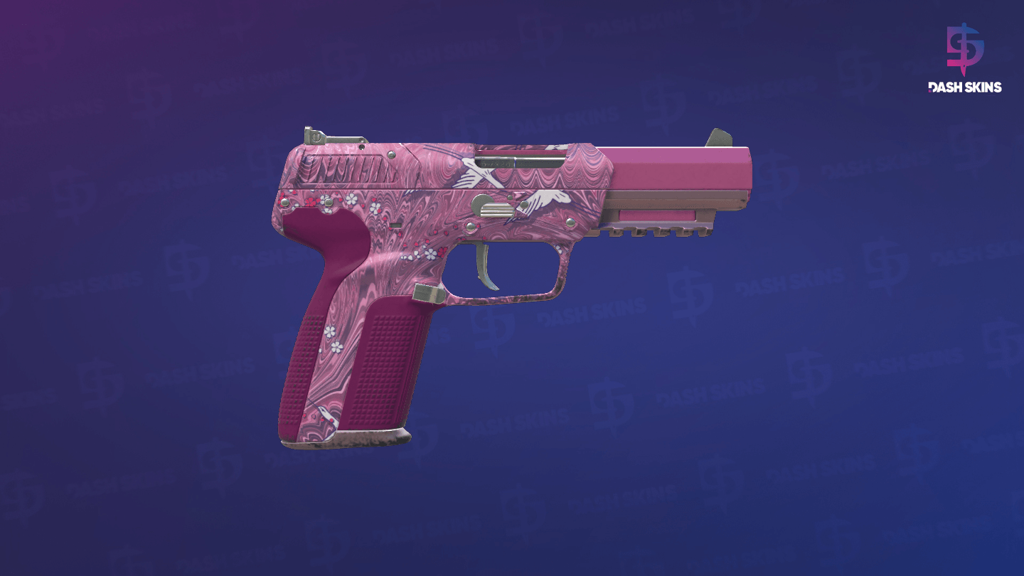 Five-SeveN | Fraise Crane (Minimal Wear) - Backside Screenshot