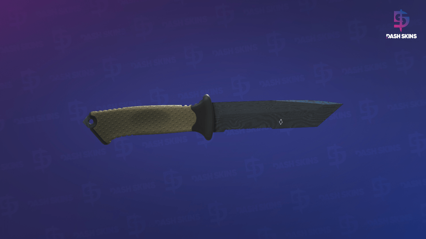 ★ StatTrak™ Ursus Knife | Damascus Steel (Battle-Scarred) - Frontside Screenshot