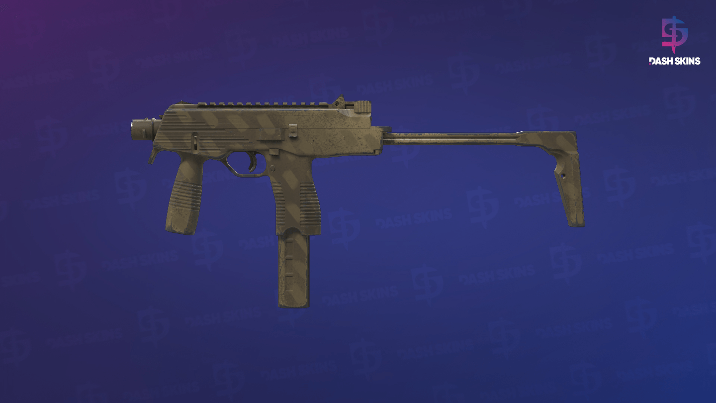 MP9 | Sand Dashed (Minimal Wear) - Frontside Screenshot