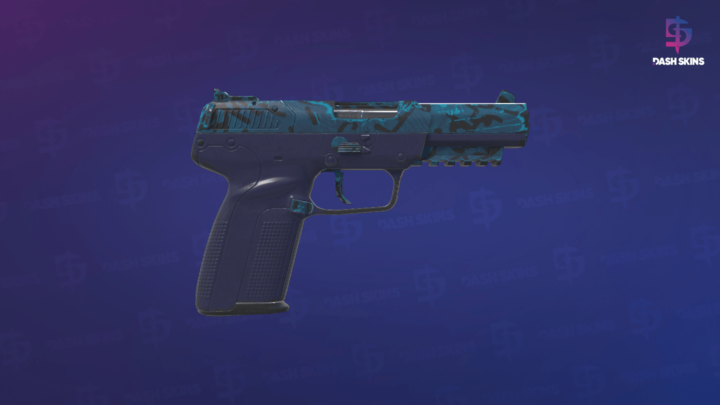 Five-SeveN | Midnight Paintover (Field-Tested) - Backside Screenshot