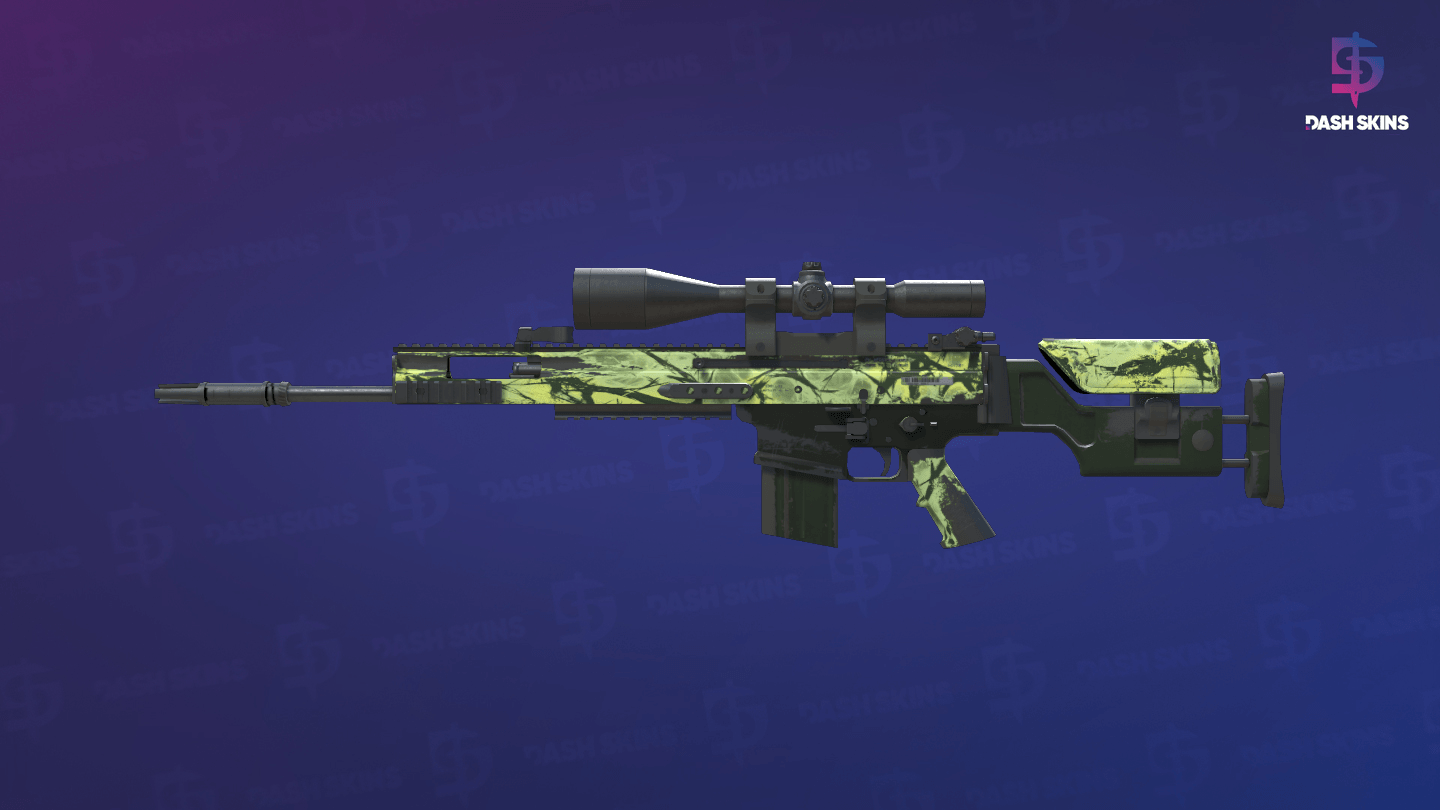 SCAR-20 | Outbreak (Field-Tested) - Frontside Screenshot