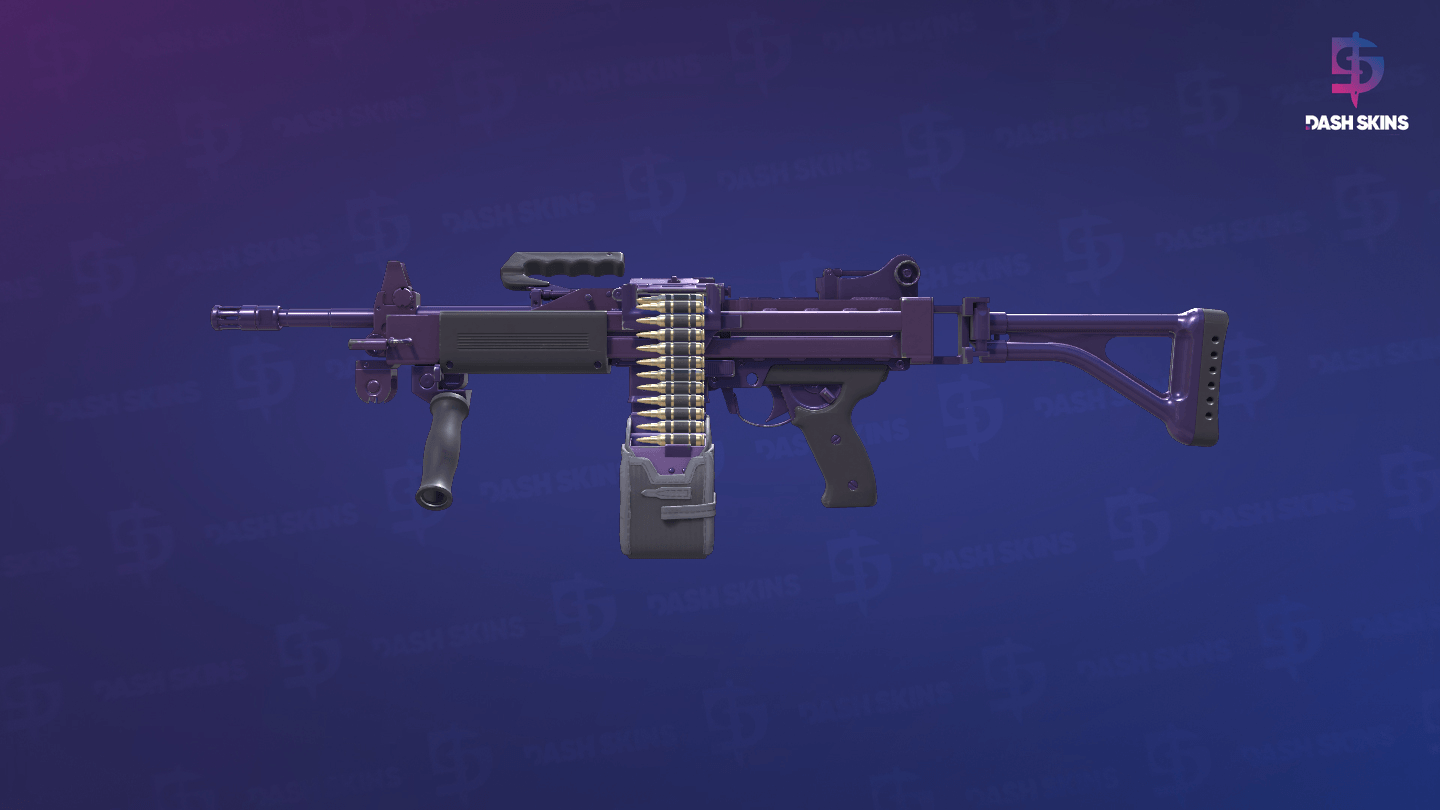 Negev | Sour Grapes (Minimal Wear) - Frontside Screenshot