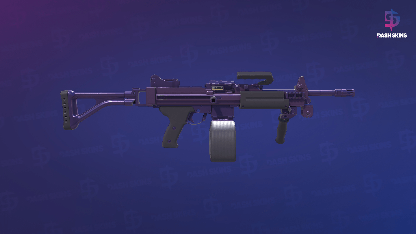 Negev | Sour Grapes (Minimal Wear) - Backside Screenshot
