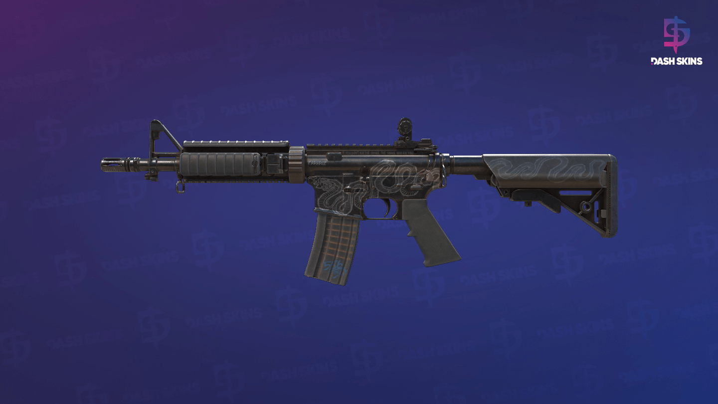 M4A4 | Etch Lord (Field-Tested) - Frontside Screenshot