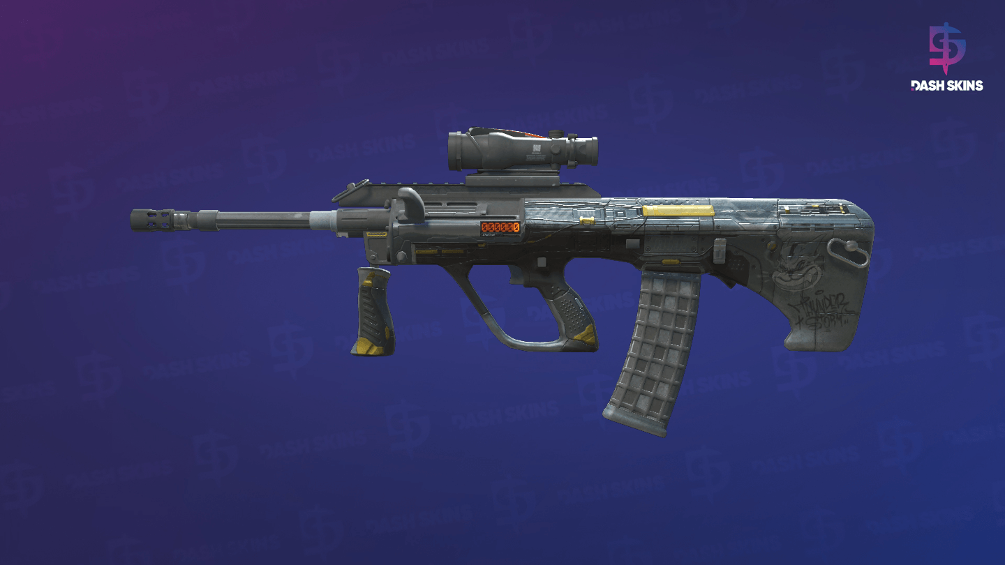 StatTrak™ AUG | Tom Cat (Battle-Scarred) - Frontside Screenshot