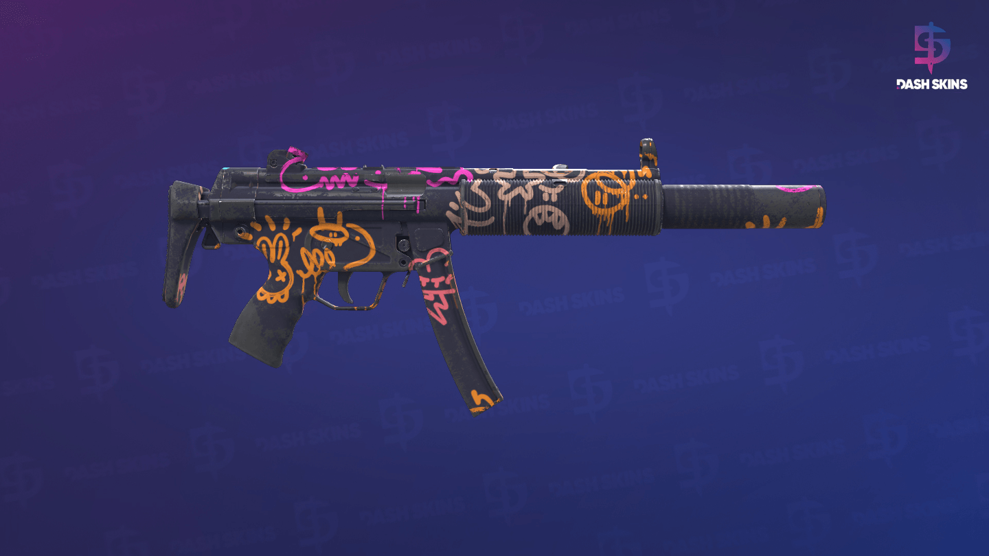 MP5-SD | Neon Squeezer (Field-Tested) - Backside Screenshot