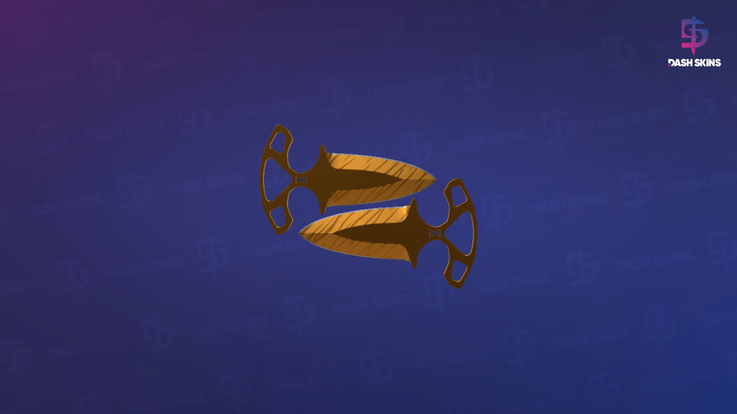 ★ Shadow Daggers | Tiger Tooth (Factory New) - Backside Screenshot