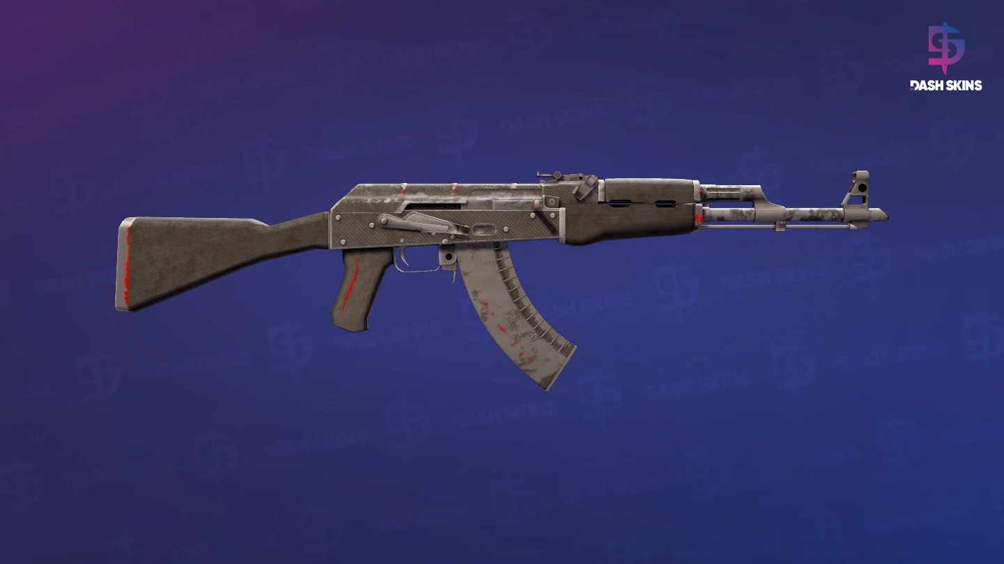 AK-47 | Linhas Vermelhas - Backside Screenshot