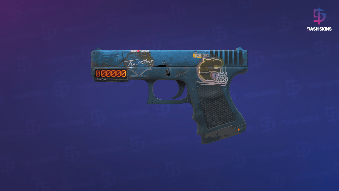 StatTrak™ Glock-18 | Off World (Field-Tested) - Frontside Screenshot