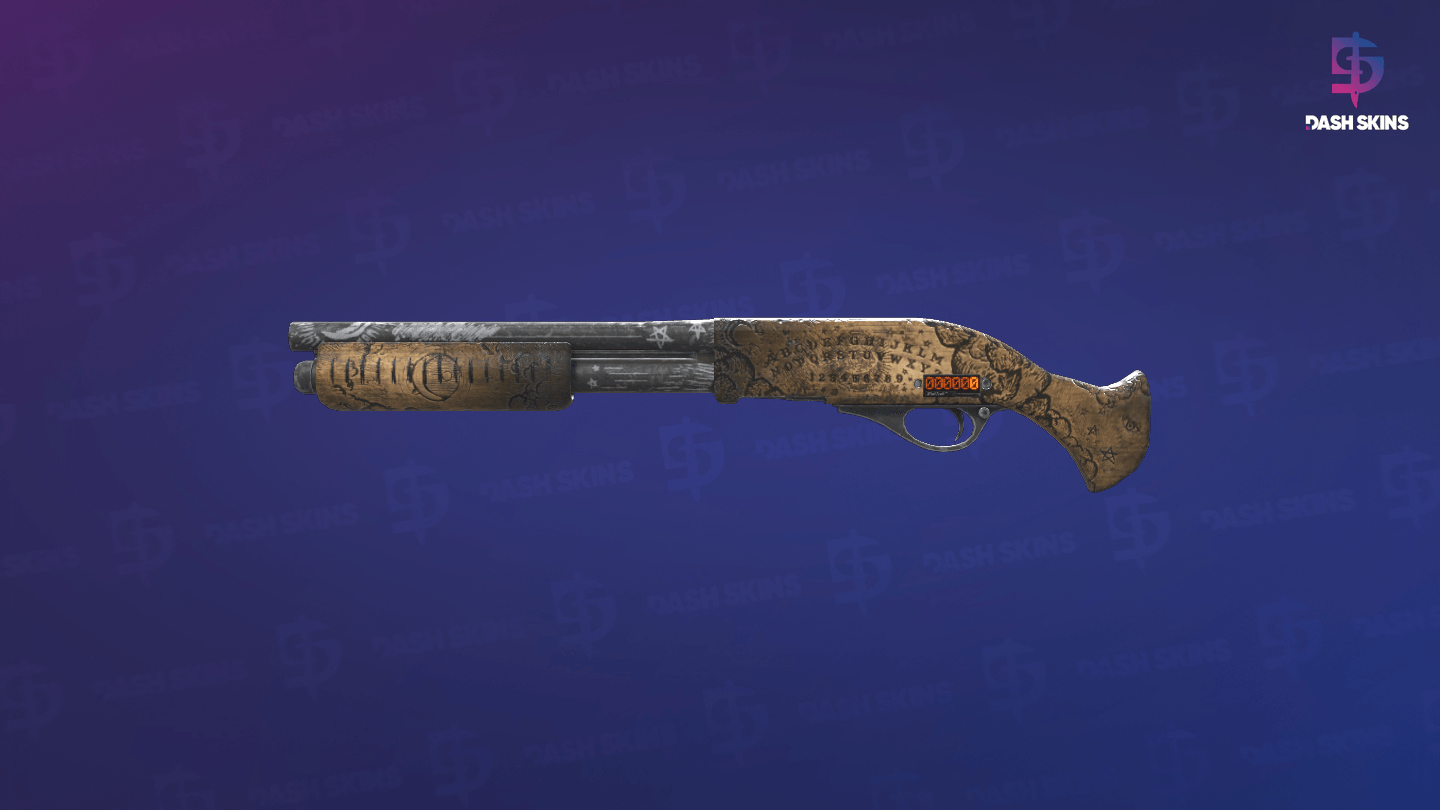 StatTrak™ Sawed-Off | Spirit Board (Field-Tested) - Frontside Screenshot