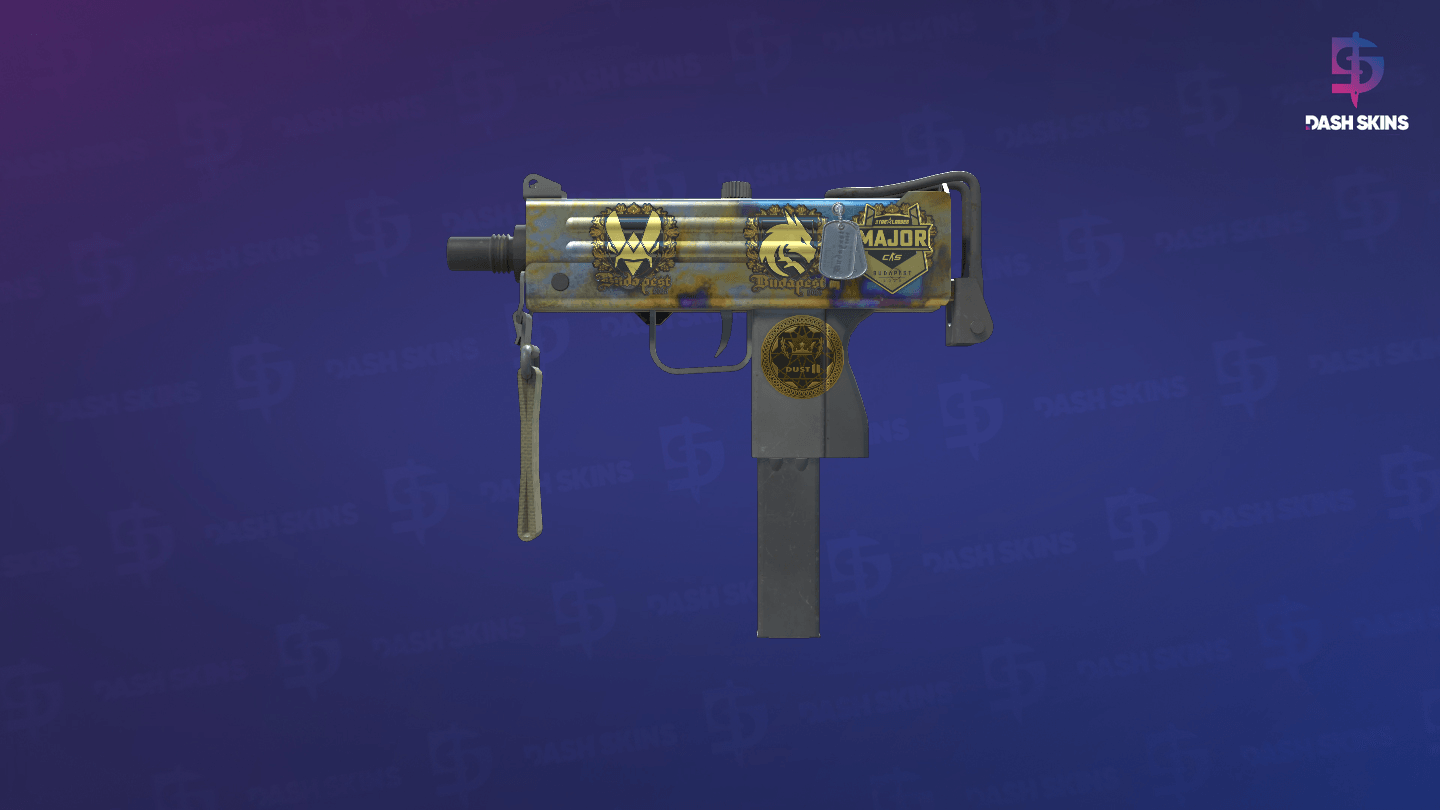 Souvenir MAC-10 | Case Hardened (Field-Tested) - Frontside Screenshot