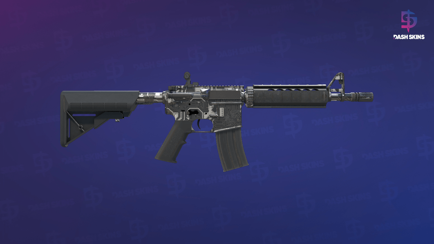 M4A4 | Mainframe (Minimal Wear) - Backside Screenshot