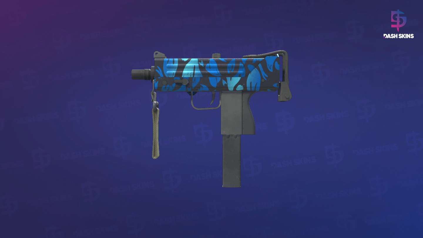 MAC-10 | Oceanic (Field-Tested) - Frontside Screenshot