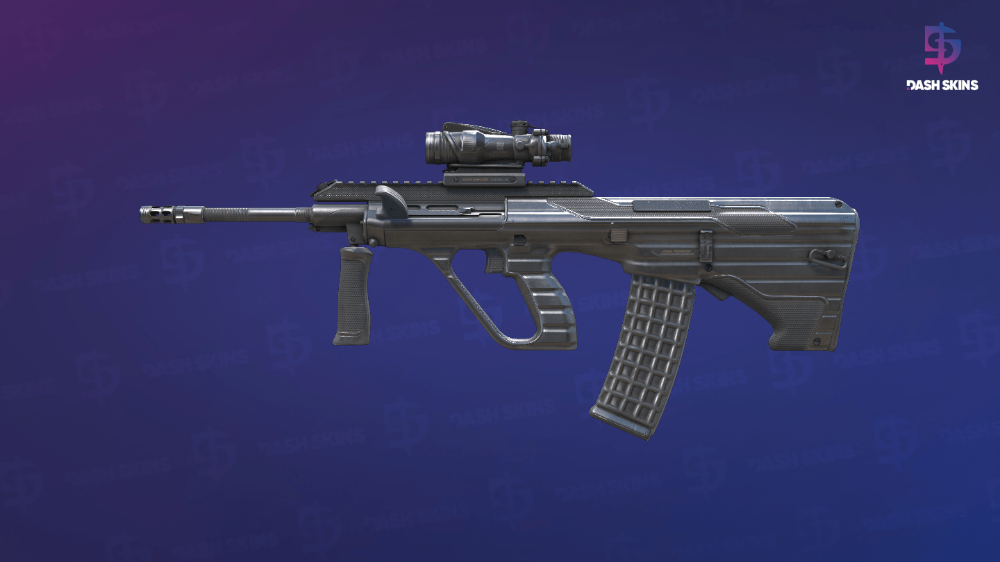 AUG | Steel Sentinel (Field-Tested) - Frontside Screenshot