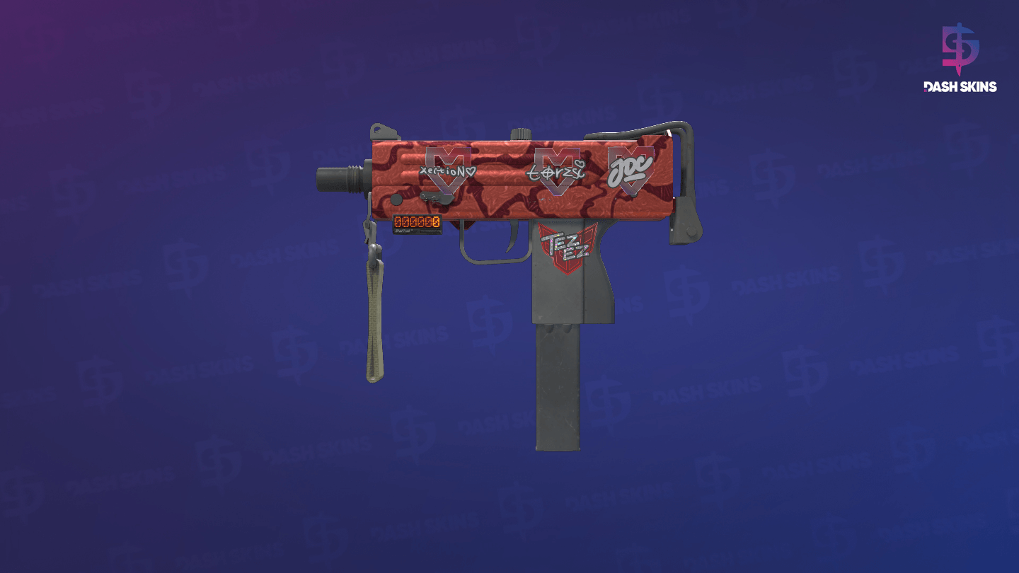 StatTrak™ MAC-10 | Carnivore (Field-Tested) - Frontside Screenshot