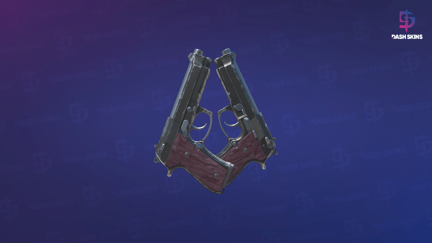 Dual Berettas | BorDeux (Field-Tested) - Frontside Screenshot