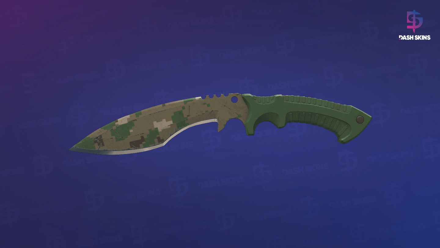 ★ Kukri Knife | Forest DDPAT (Field-Tested) - Backside Screenshot