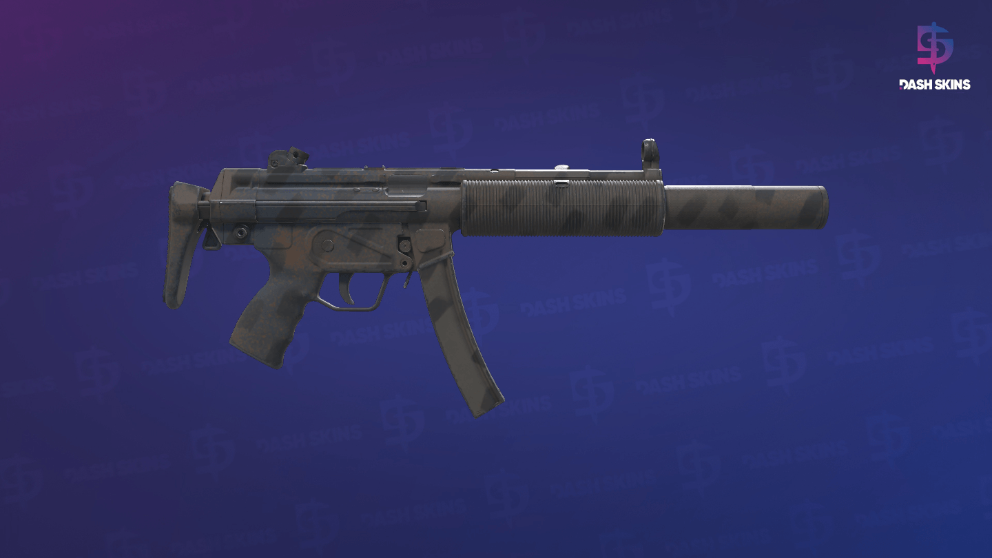 MP5-SD | Dirt Drop (Minimal Wear) - Backside Screenshot