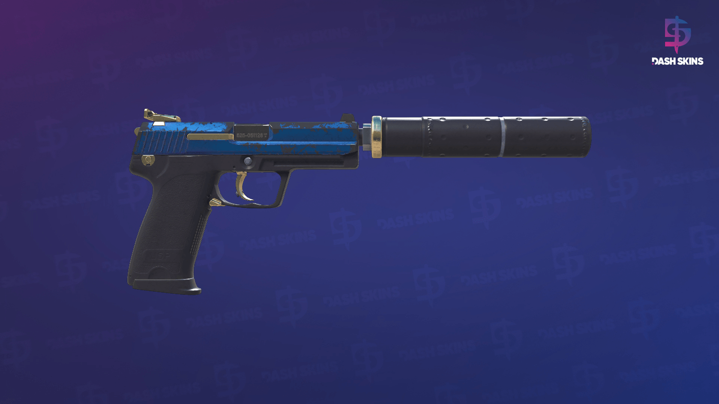 USP-S | Royal Guard (Well-Worn) - Backside Screenshot