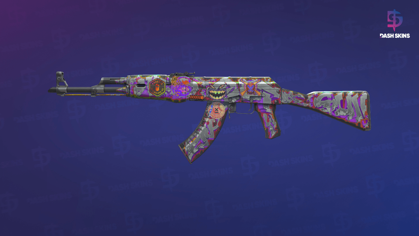 AK-47 (StatTrak™) | Tiro na Cabeça - Frontside Screenshot