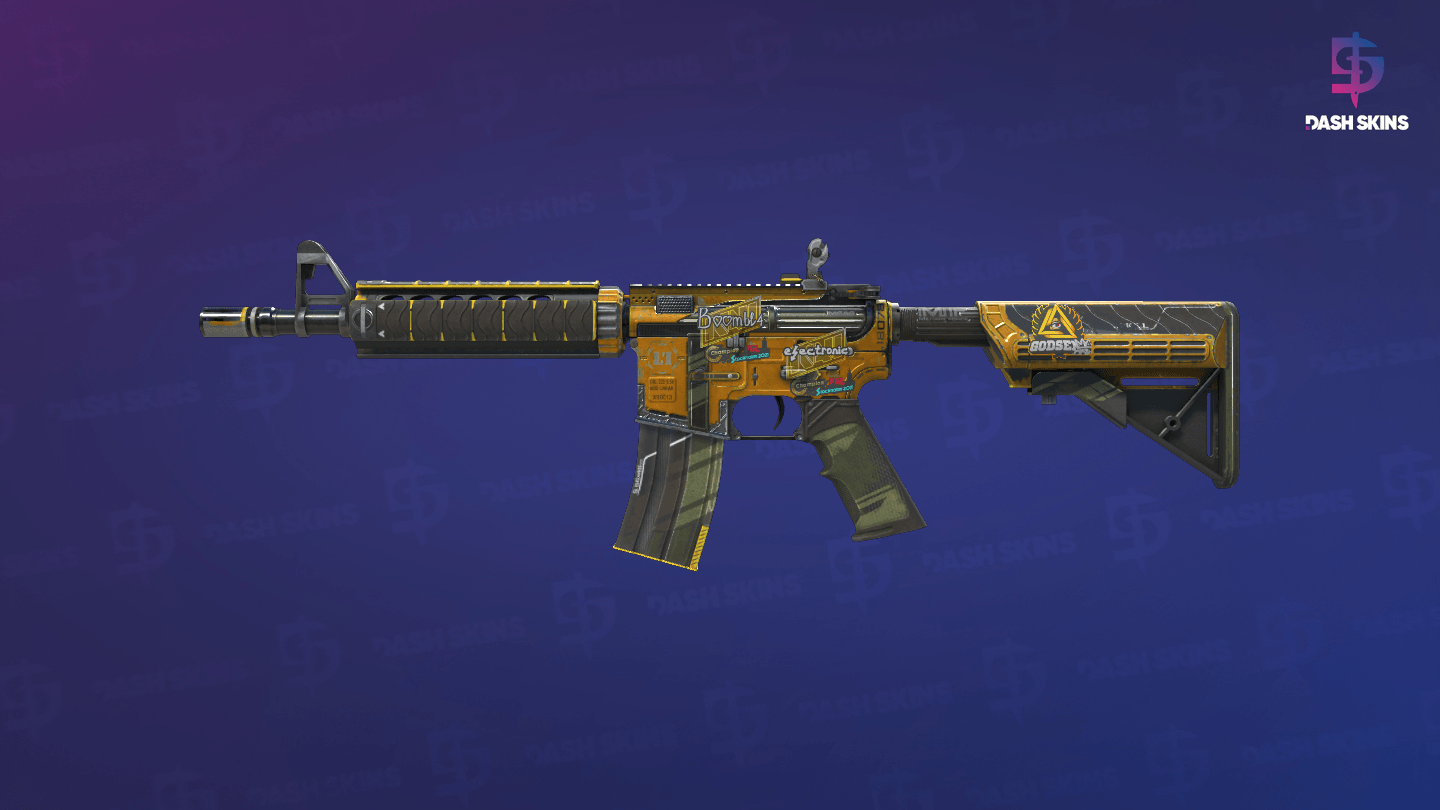 M4A4 | Buzz Kill (Battle-Scarred) - Frontside Screenshot